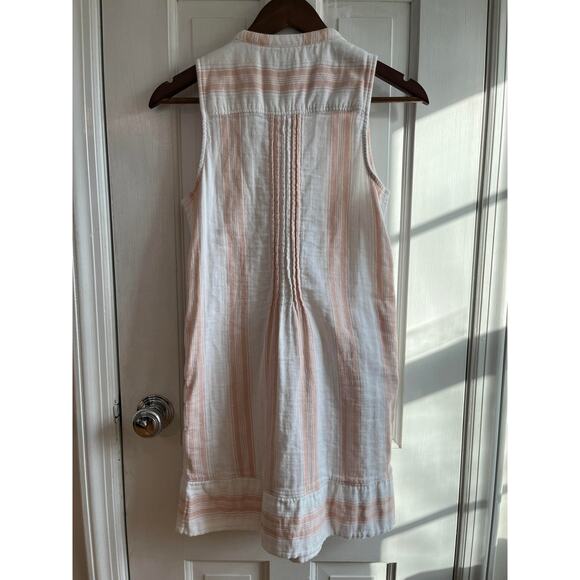 Faherty Isha Dream Cotton Gauze Mini Dress Stripe Sleeveless XS Tuckernuck EUC - Picture 5 of 9